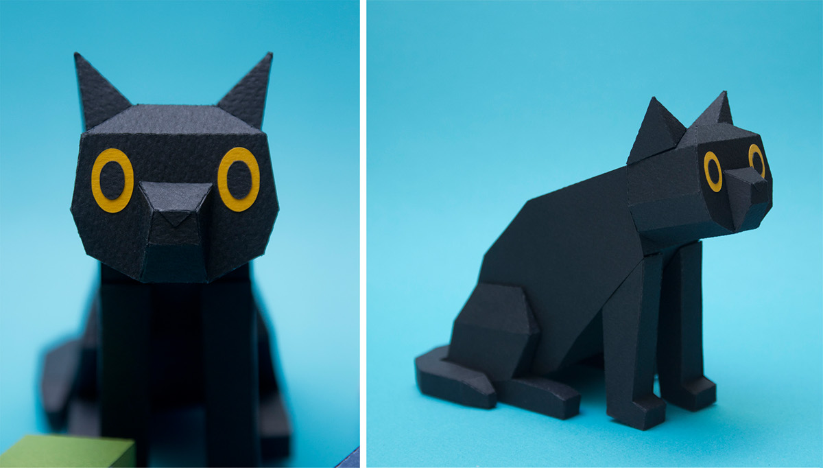 gatos cats papercraft festival furioso Paper City papercat lowpoly Catastrophe scale model