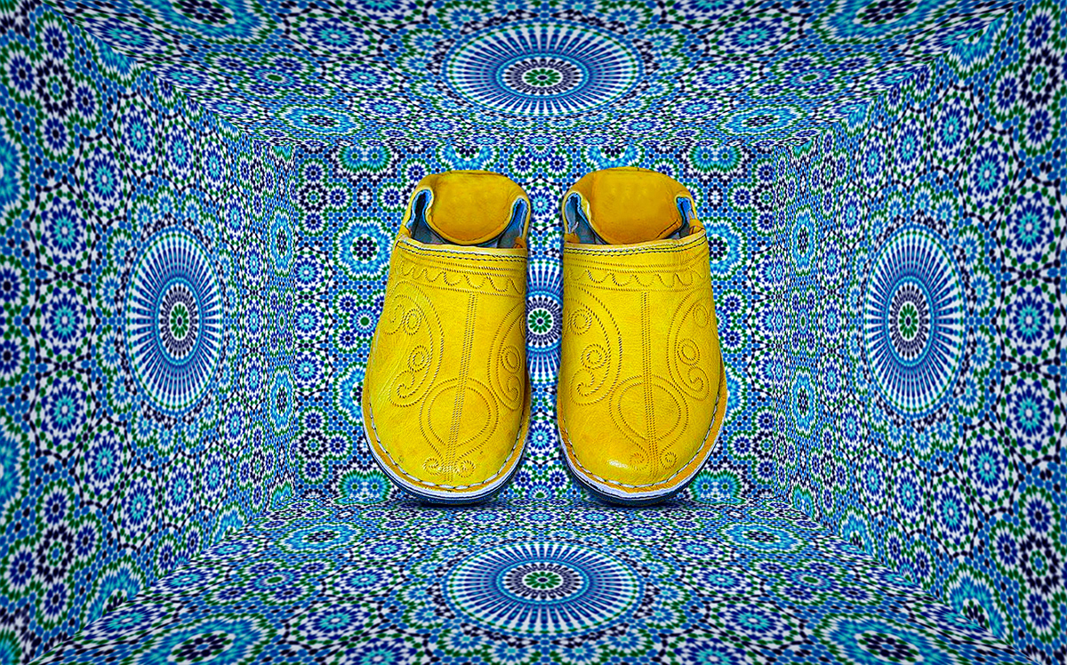 art morroco Maroc shoes artist TRADITIONAL ART traditional Graphic Designer