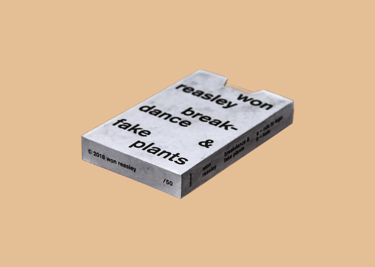music tape print Riso risograph rough graphic house techno cassette