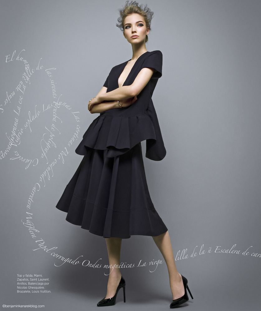Benjamin Kanarek Style model fashion editorial harper's bazaar fashion photography sasha luss