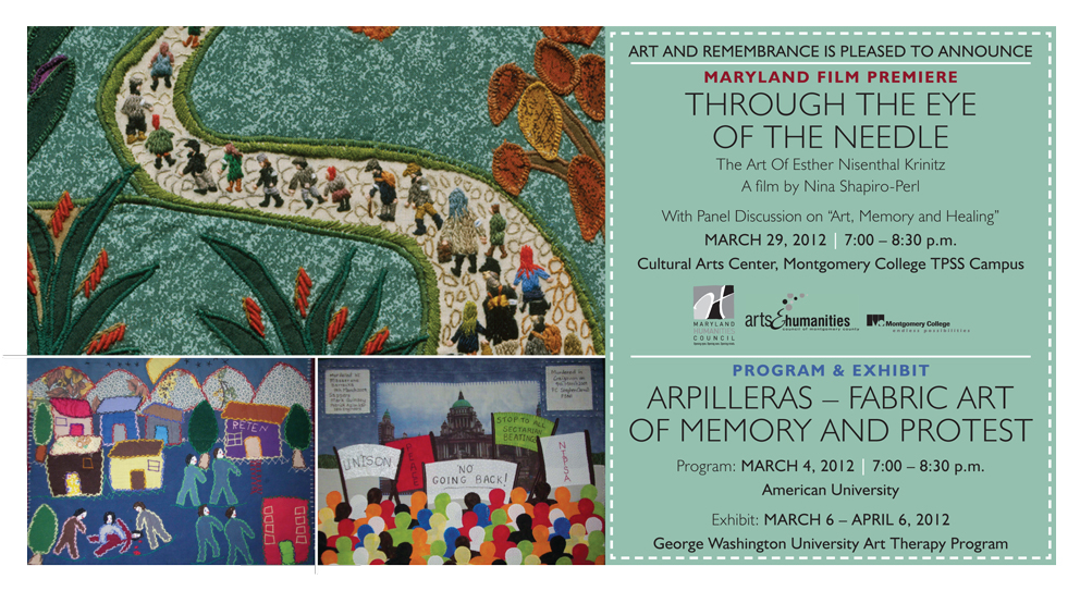 "art and remembrance" postcard