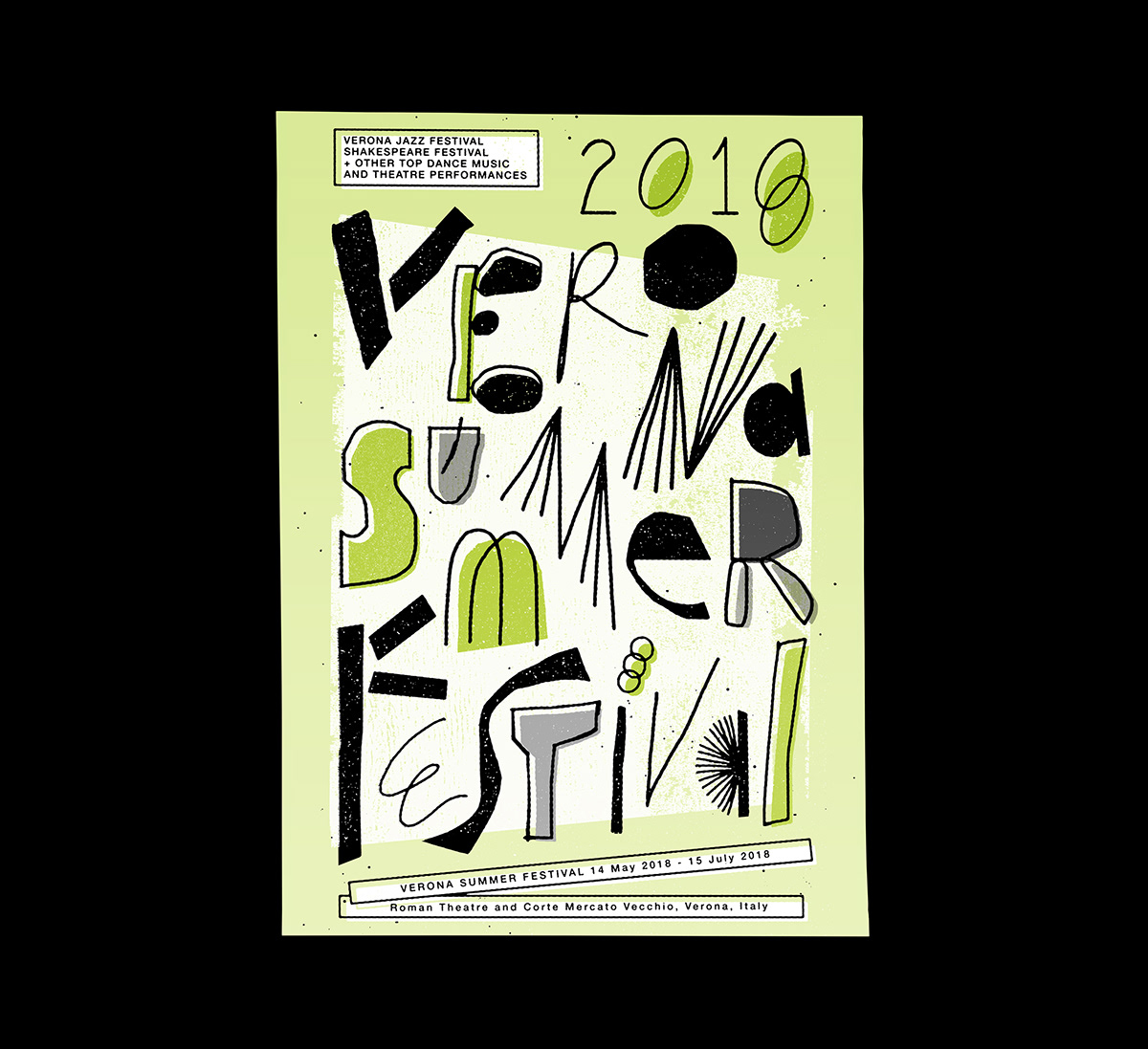poster Poster Design print design  print ILLUSTRATION  shapes abstract typography   Handlettering art