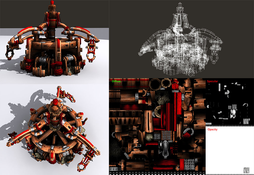 The Golden Horde Burut CT terskov 3D modeling texturing rts Game Art 3ds max photoshop