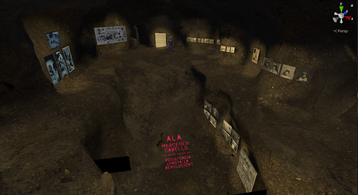 art artgallery cementery Digital Art  history metaverse peru Terror videogame Virtual reality