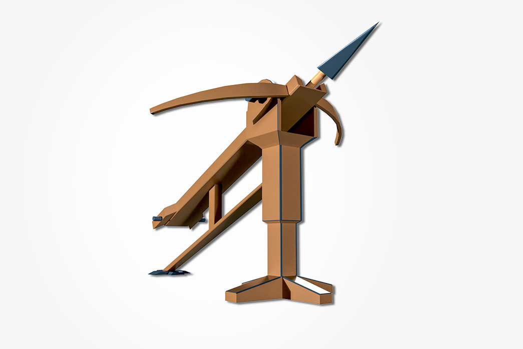bow 3D model 3d modeling medieval 3D Asset free FREE 3d model ballista bow War