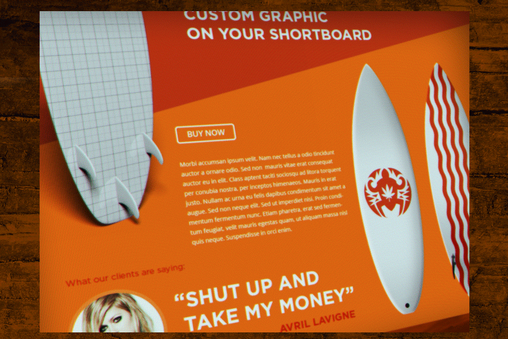 surfboard concept Surf surfing New Zealand Ireland emptypage Kahuna pulp fiction logo Hipster minimal