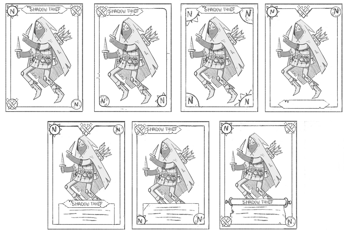 card games cardboard cartoon dnd character Dungeons and Dragons fantasy art fantasy characters game game design  Indie game