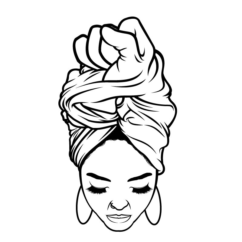 africa ILLUSTRATION  vector Coffee Anderson .Paak women