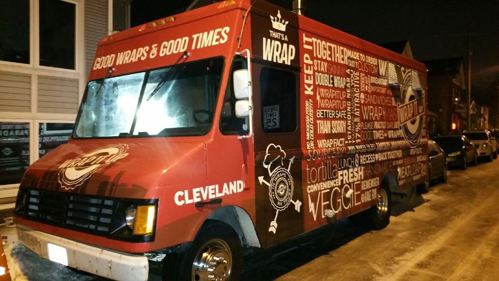 Vehicle Wrap Food truck mobile restaurant branding