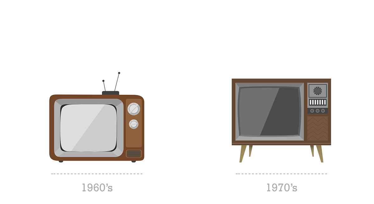 television set illustrio series objects evolution
