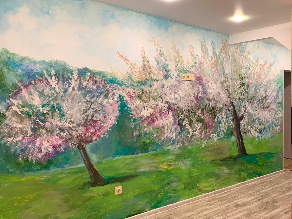 spring Nature beauty bloom blossom flower k25artdesign gomel belarus Mural
