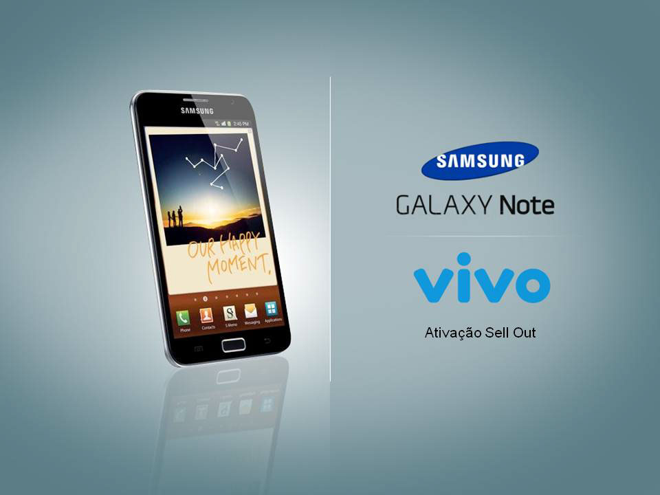 Ativação Samsung Galaxy Note Vivo