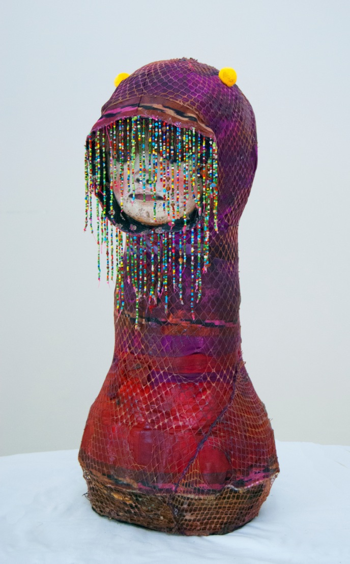 dolls uncanny mysterious Sculpure contemporary art paper mach latex gallery