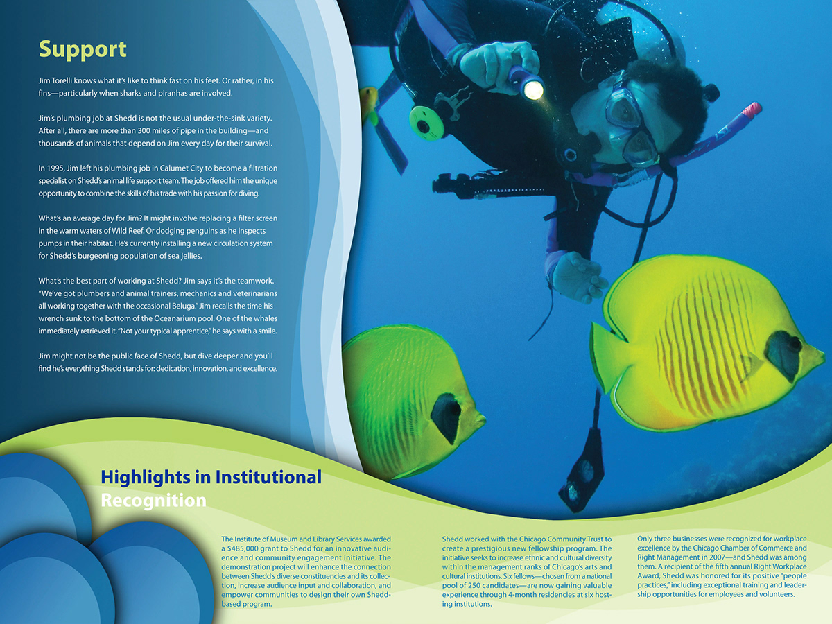 annual report Shedd Aquarium