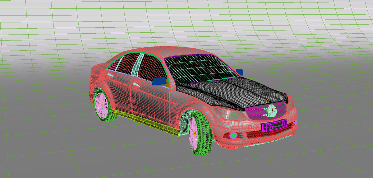 car 3D mercedes HotSite