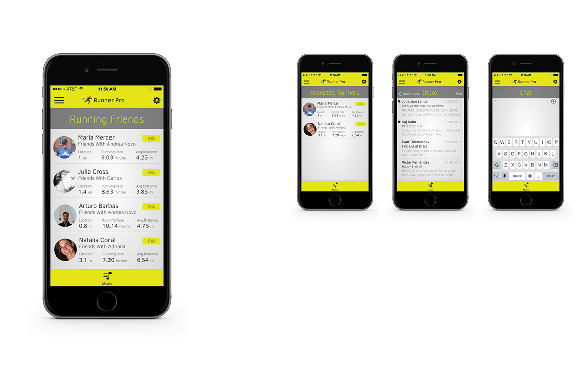 design app iphone user interface look & fee