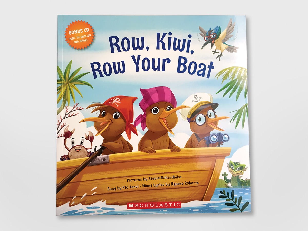 children's book New Zealand kiwi Picture book cute animal character