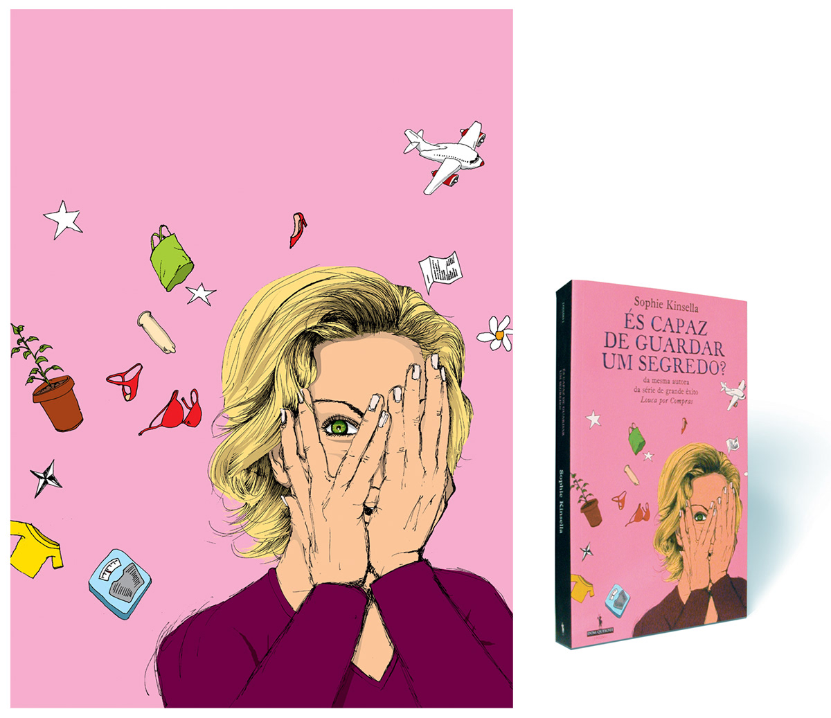 Editorial Illustration book covers Egoísta
