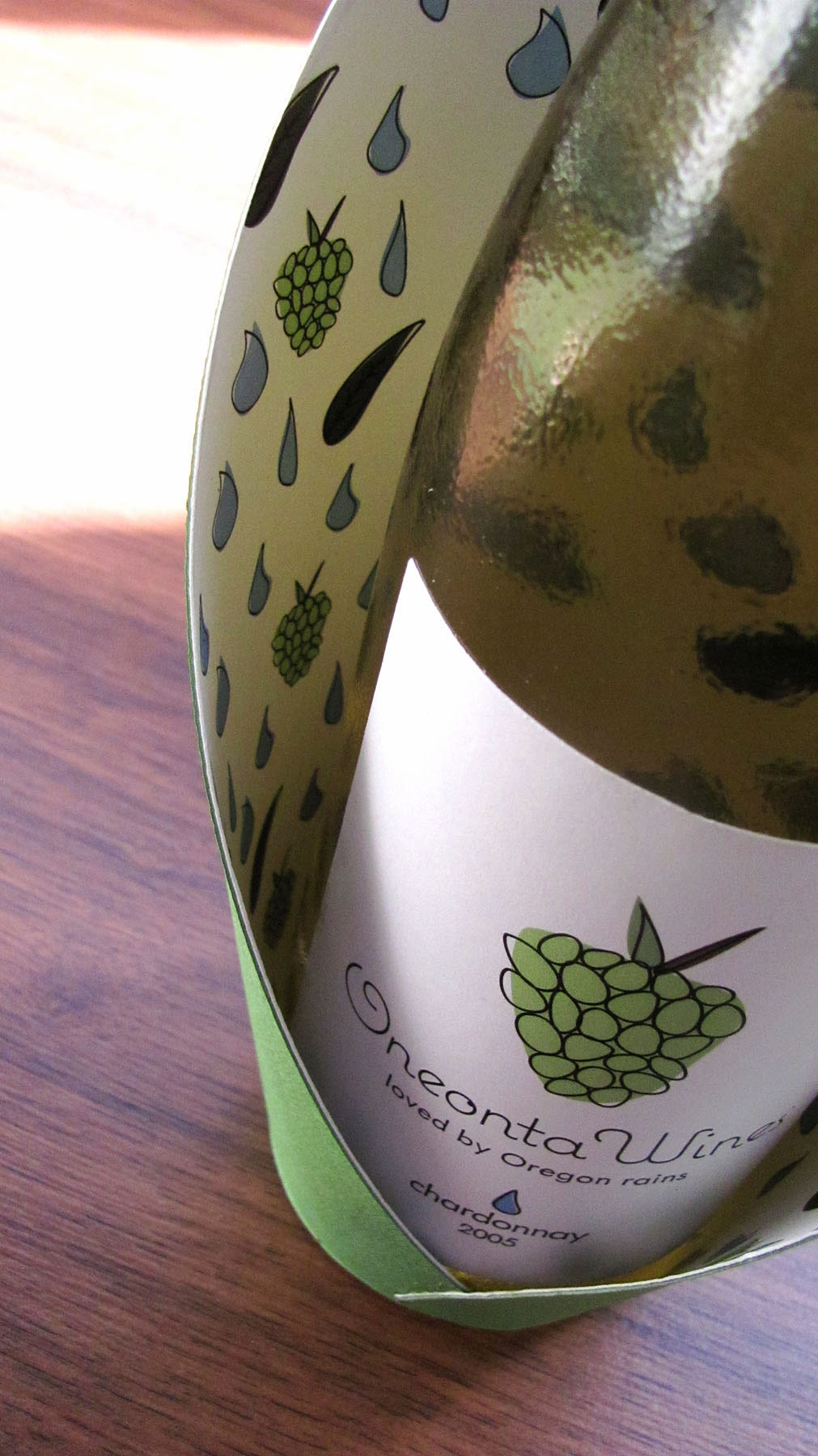 Adobe Portfolio oneonta Oregon wine grapes labels package wraps