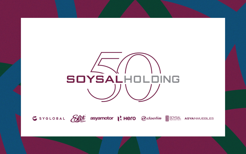 50.th year branding  business bussiness Logotype mustafa tali aydoğdu mustafatali soysal soysal holding waowistanbul