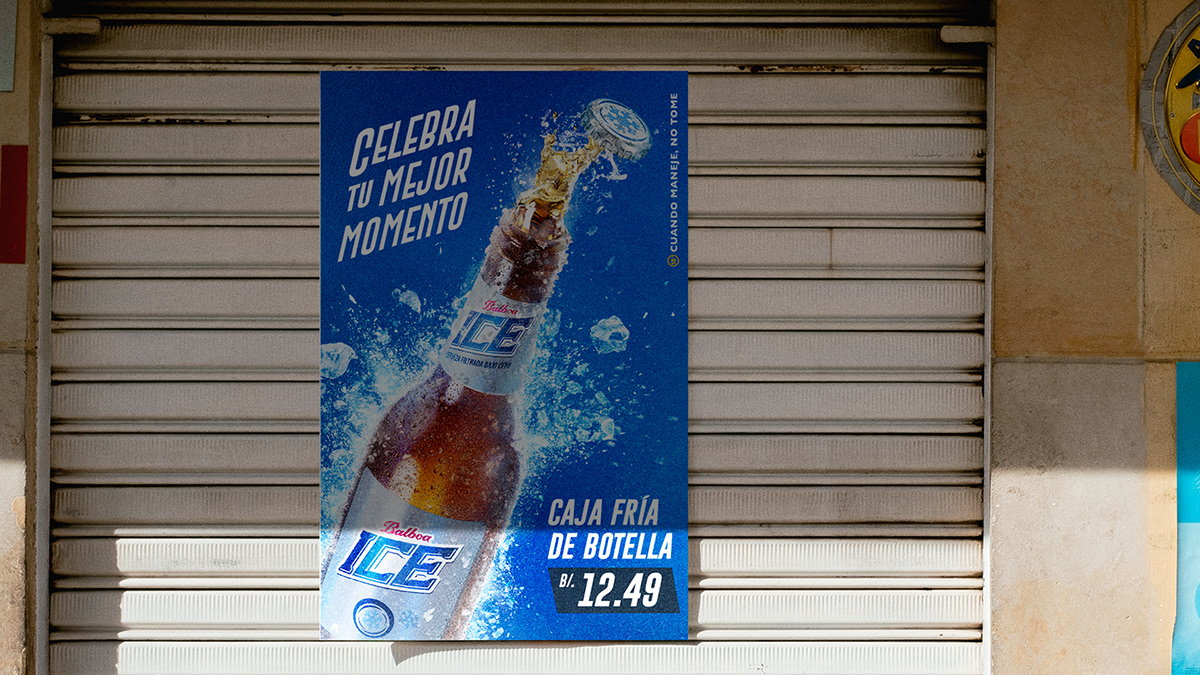 beer drink abinbev cerveza Film   Outdoor design Advertising  ads ice