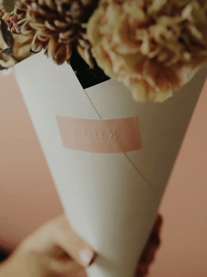 logo branding  Packaging florist Flowers pink pattern animation  wiltshire creative