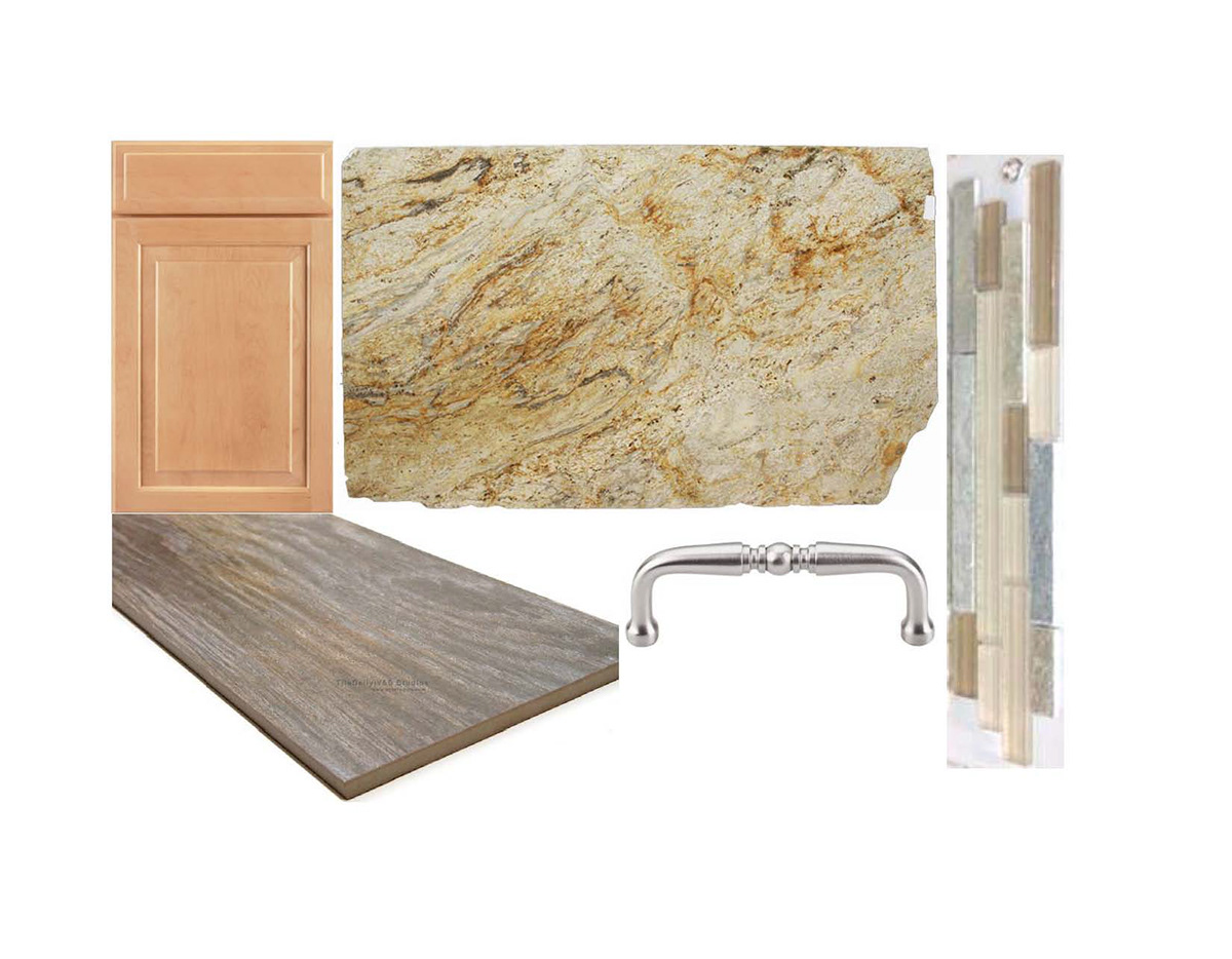 residential kitchen Cabinets countertop tile