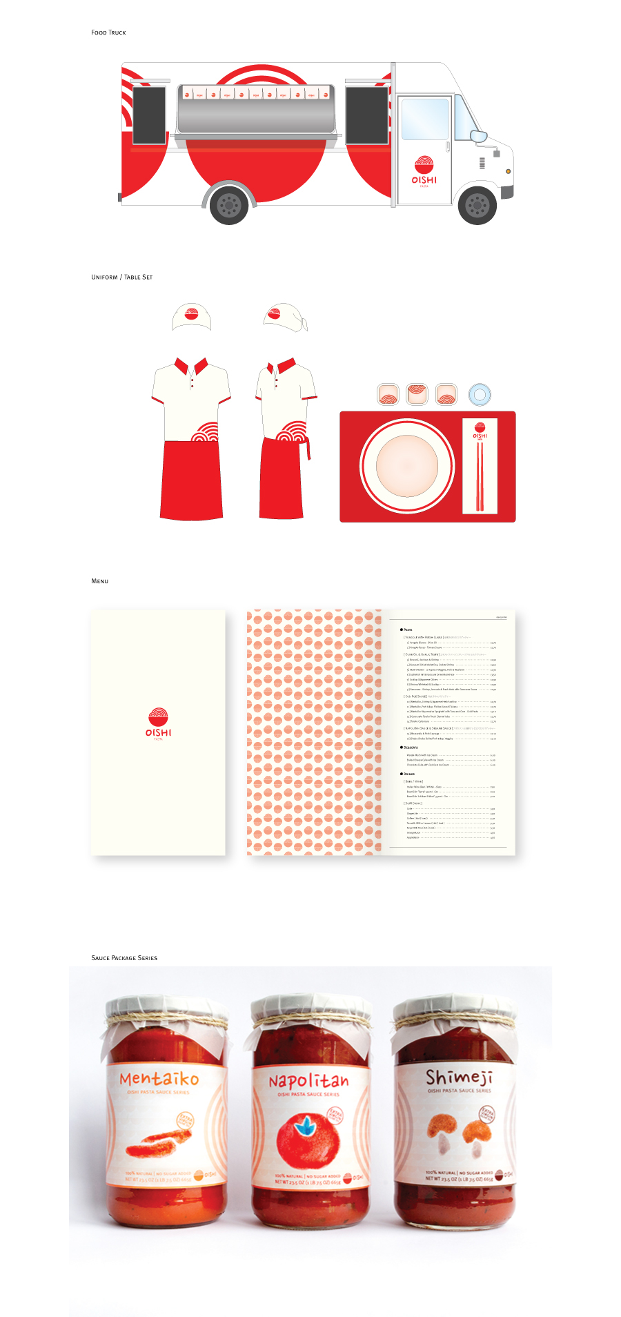 restaurant Pasta branding guideline Branding Book Style Guide book making print Signage rendering japanese brand identity