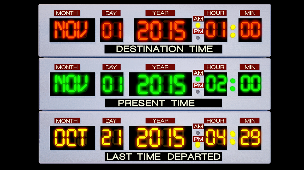 motion design bttf time time travel Movies