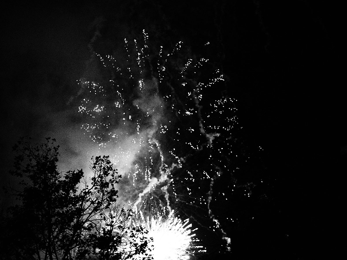 fourth of july black and white grain photos people places