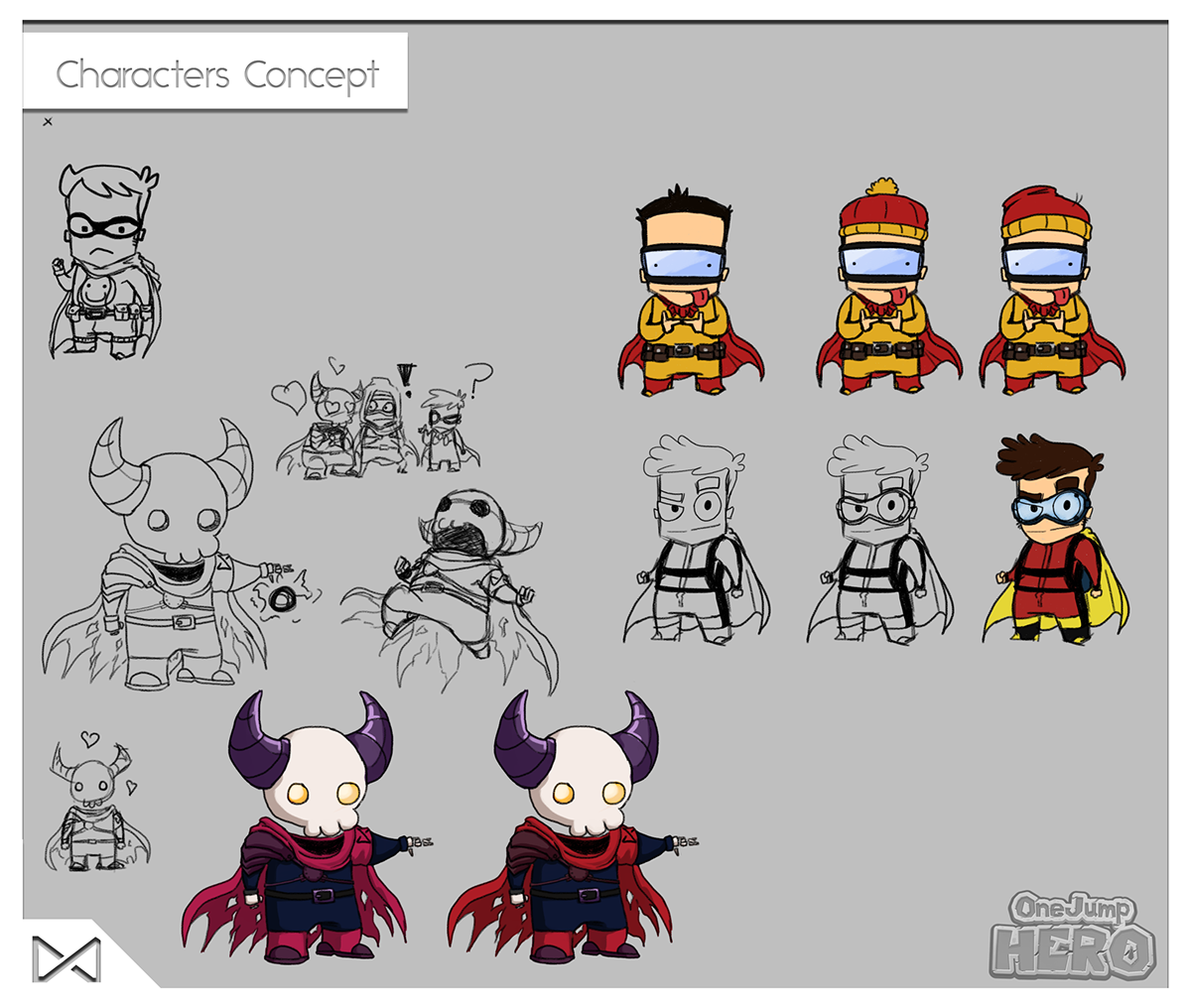 mobile game jumper game Character design  icon design  banner design card design Sprite Animation