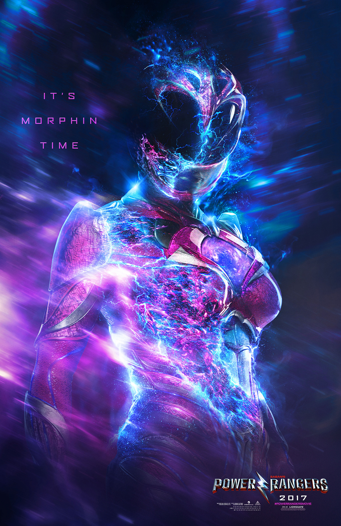 Digital Art  digital illustration photomanipulation Movie key art saban Morphin Time Transformation Power Rangers Movie