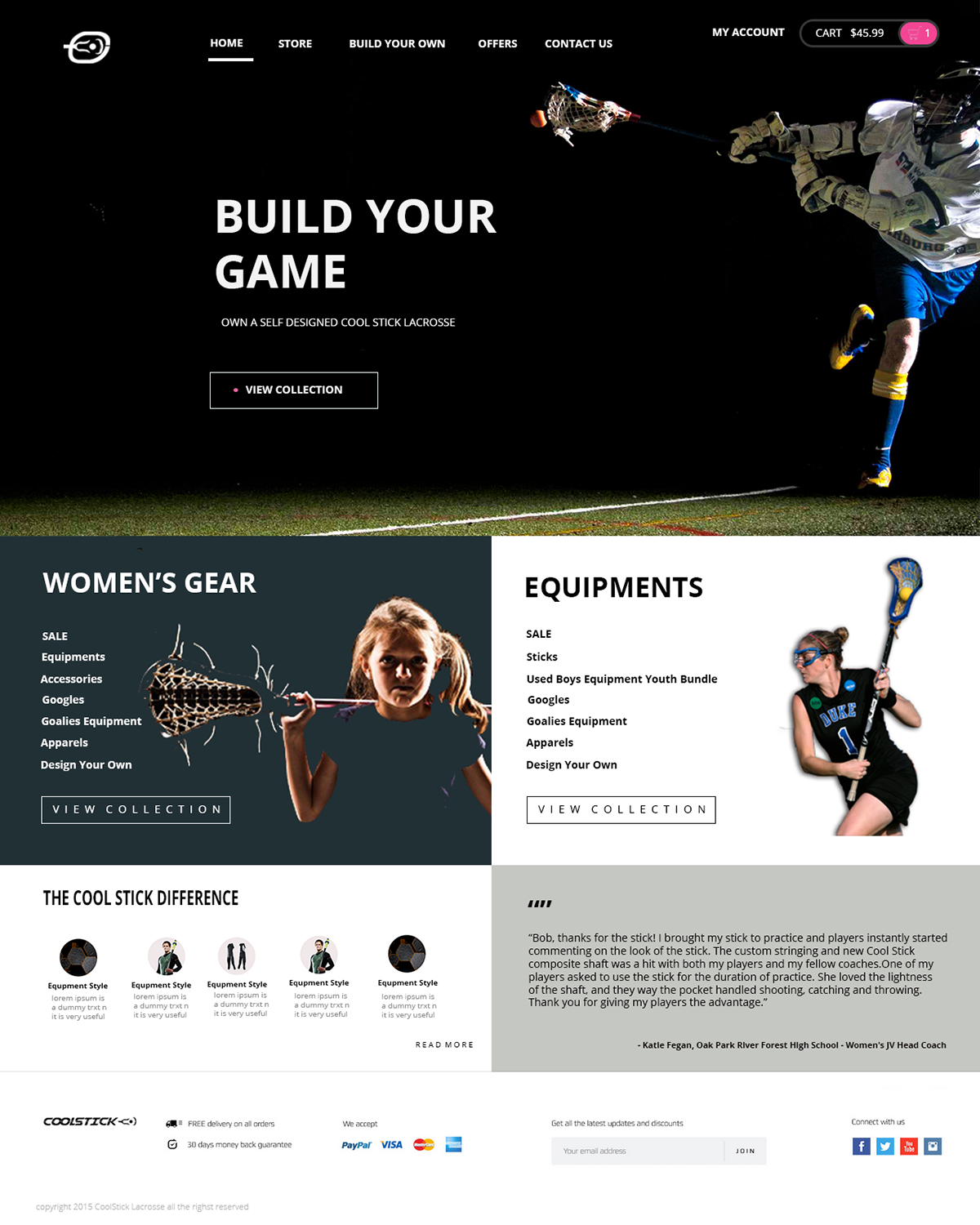 sports minimal Website design UI ux