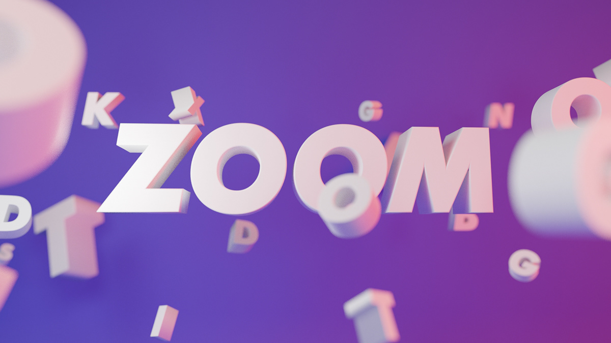 typography   Nike zoom blender3d 3D animation  Advertising 