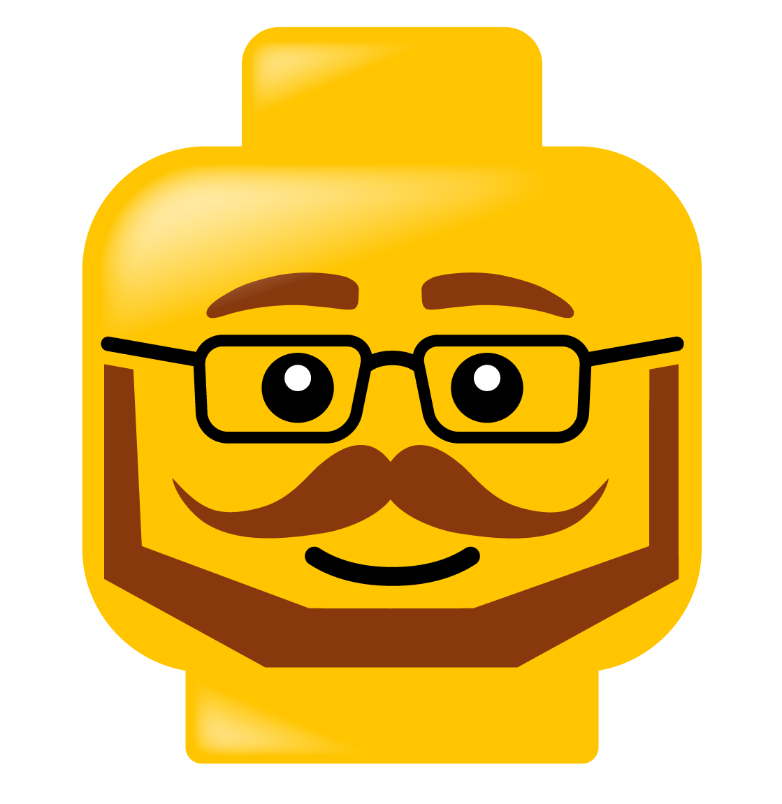 Lego head illustration of me. 