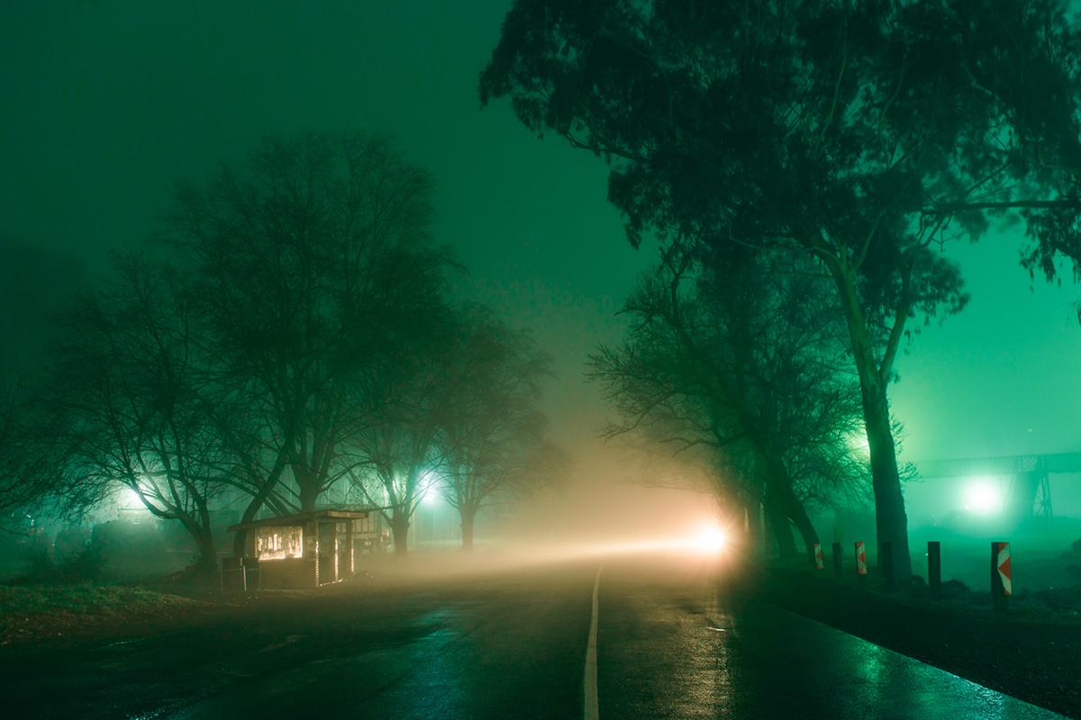 south africa night long exposure neon durban Nightscape lights streets suburb green