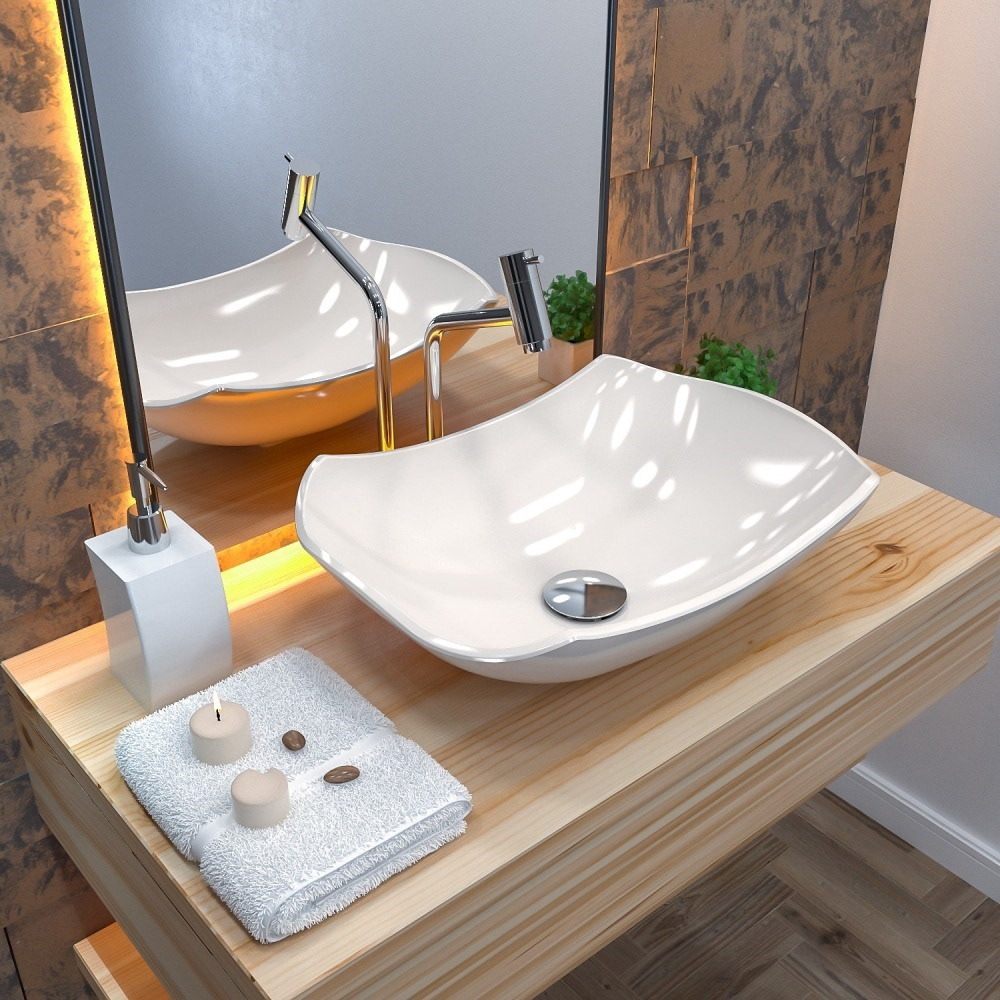 Mármore Sintético design Produtos cubas banheiro torneira bath Basin