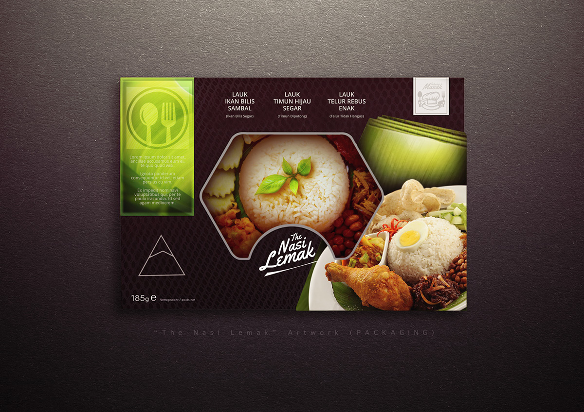 Packaging Design Nasi Lemak On Behance