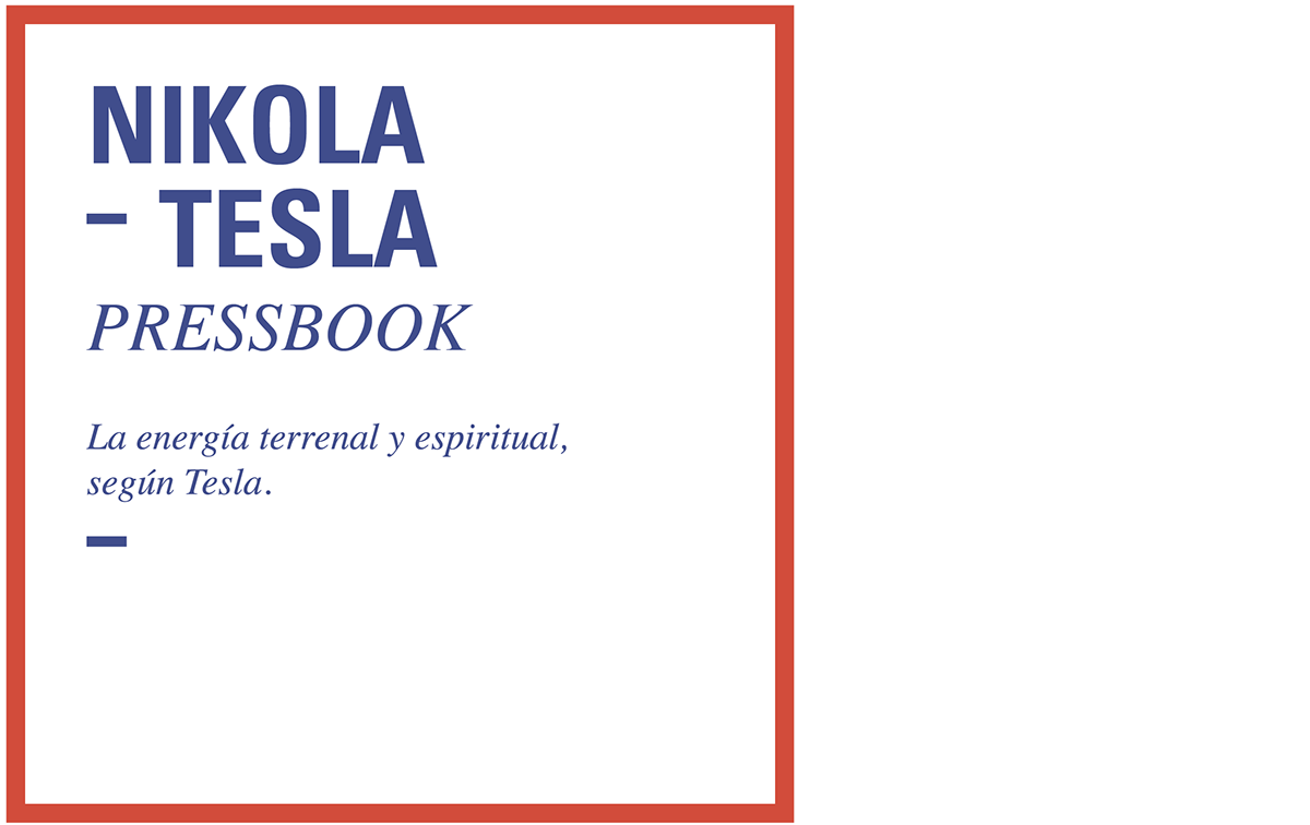 magazine Layout nikola tesla editorial PressBook mag