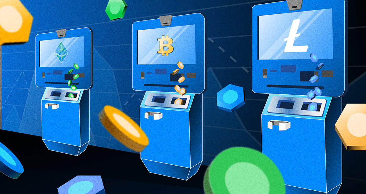 cryptocurrency illustration design vector bitcoin Trader crypto trading token blockchain nft crypto