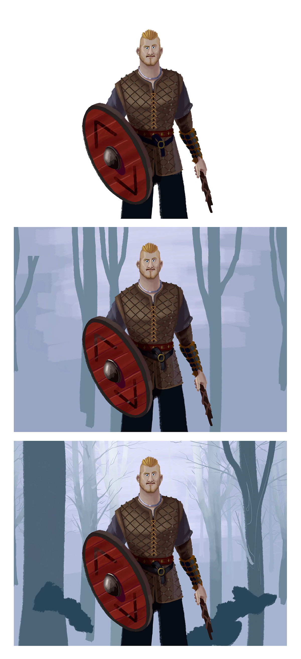 cartoon Character design  Character man viking tv series animation  Fan Art warrior environment
