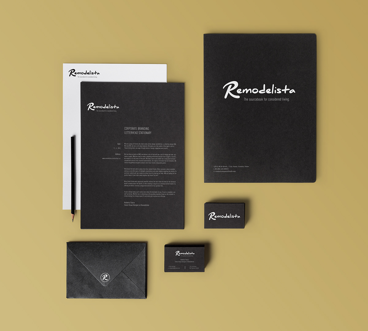 brand Rebrand rebranding logo design identity Remodelista
