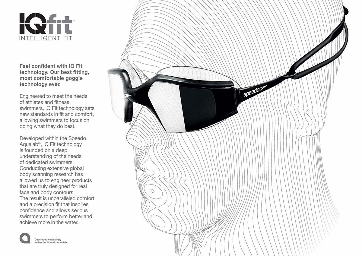 Speedo IQfit swim goggles leak free Philip North Coombes Jonathan Armstrong photoshoot Meric Pine Emilie Chen