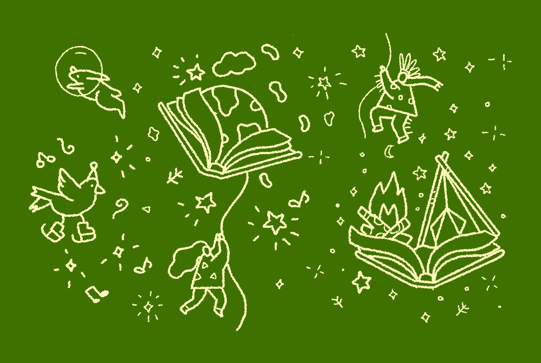 books window illustration fairytale lineart windowart Bookstore Christmas Holiday
