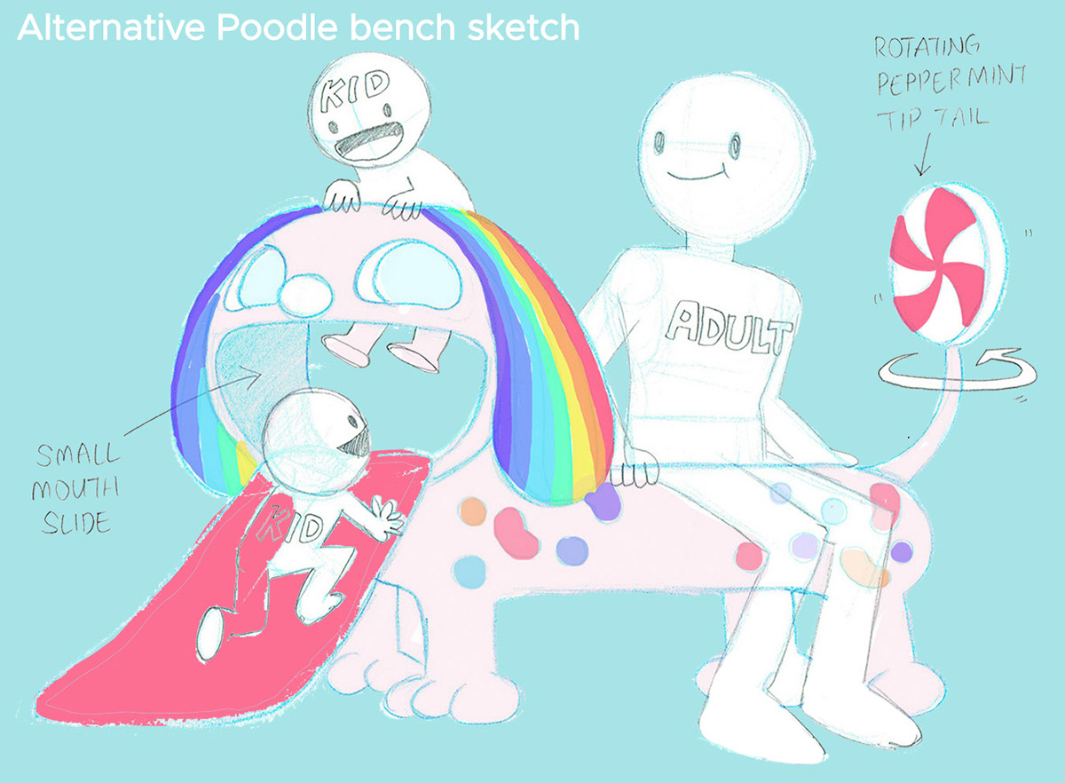 Character Character design  collab cute ILLUSTRATION  installation rainbow