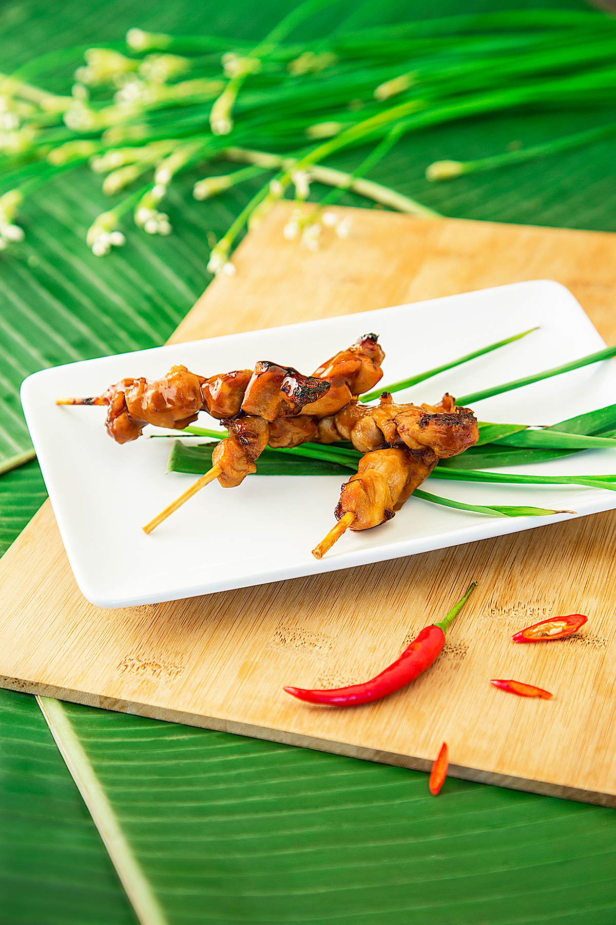 Photography  Culinary Food  exotic green spicy restaurant studio