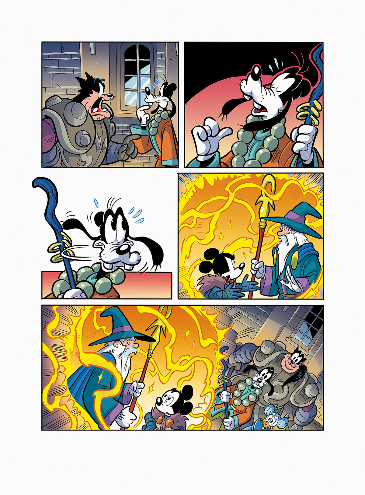 colorist comics disney donaldduck fantasy fumetti ILLUSTRATION  Magic   mickeymouse wizardofmickey