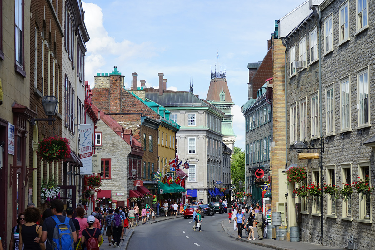 quebec city Quebec old world