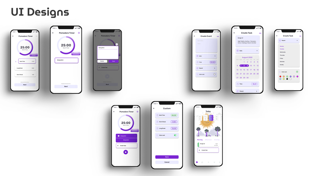 app design Case Study Figma lifestyle Mobile app sedentary tracker user experience user interface UX design