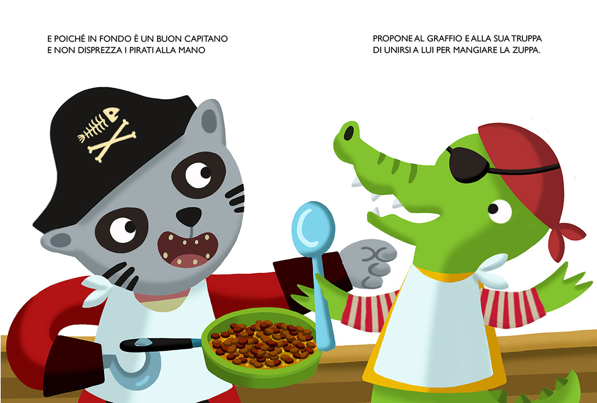 adventures animals illustration Character design  childrens book childrens illustrations kids Ocean Picture book pirates ship